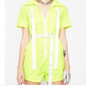 Neon Utility romper